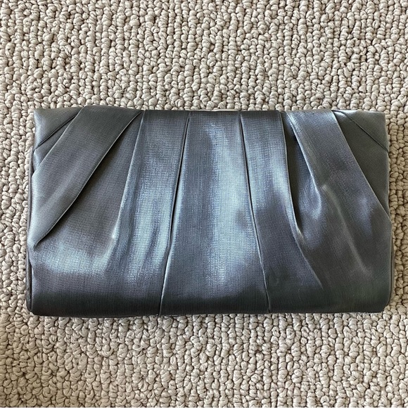 Grey Evening Bag Clutch by Nina - Picture 3 of 6